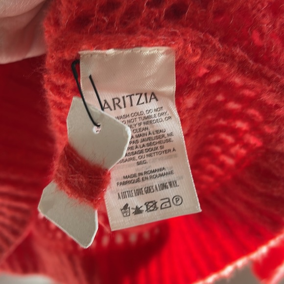 NWOT Babaton wool fishnet sweater - Picture 5 of 6